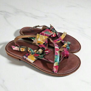 Patricia Nash Fidella Leather Strappy Sandals